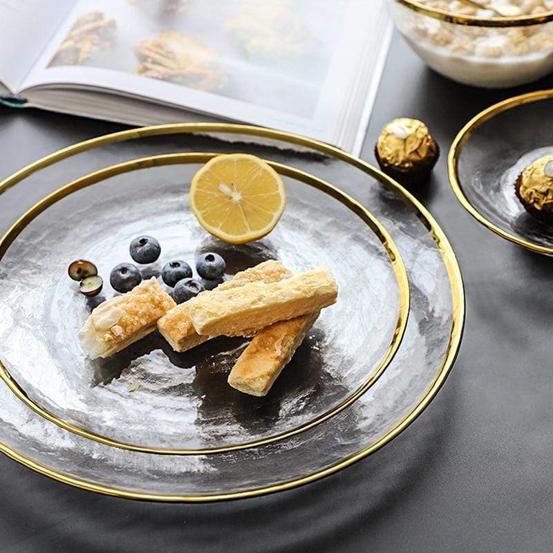 Japanese Gold Edge Ice Plate Collection | 3CARATS