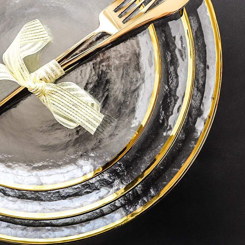 Japanese Gold Edge Ice Plate Collection | 3CARATS
