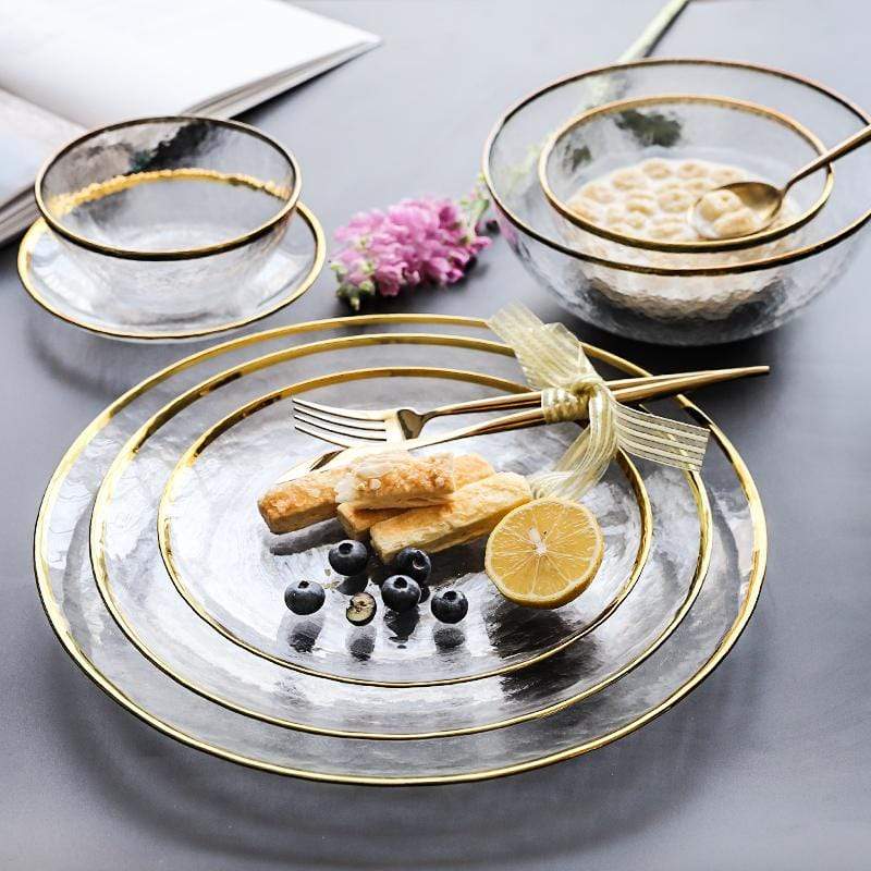 Japanese Gold Edge Ice Plate Collection | 3CARATS