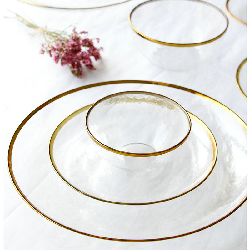 Japanese Gold Edge Ice Plate Collection | 3CARATS