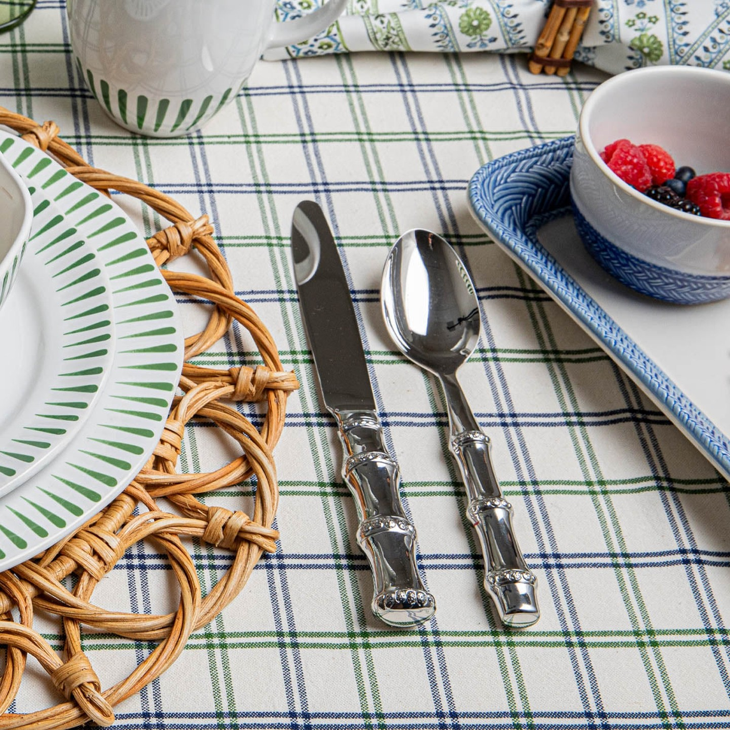 Luxury Bamboo Inspired Stainless Steel Cutlery Set | 3CARATS