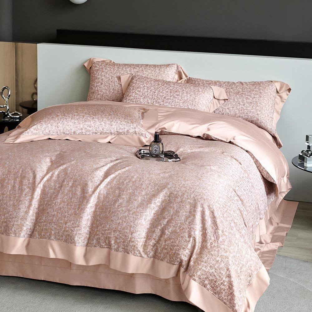 Luxury American 120S Tencel Cotton Jacquard Bedding Set | 3CARATS