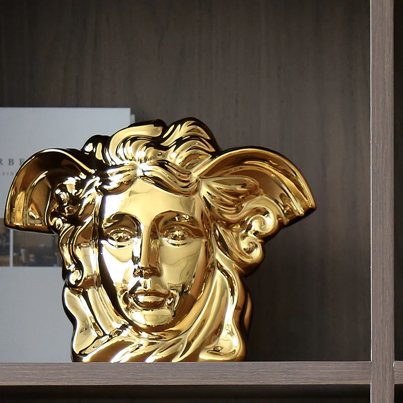 Medusa Luxe Electroplated Ceramic Vase | 3CARATS
