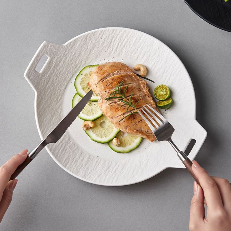 Minimalist Walnut Wood Flatware Set | 3CARATS