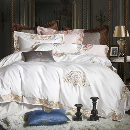 1000TC Egyptian Cotton Luxury Embroidery Bedding set | 3CARATS