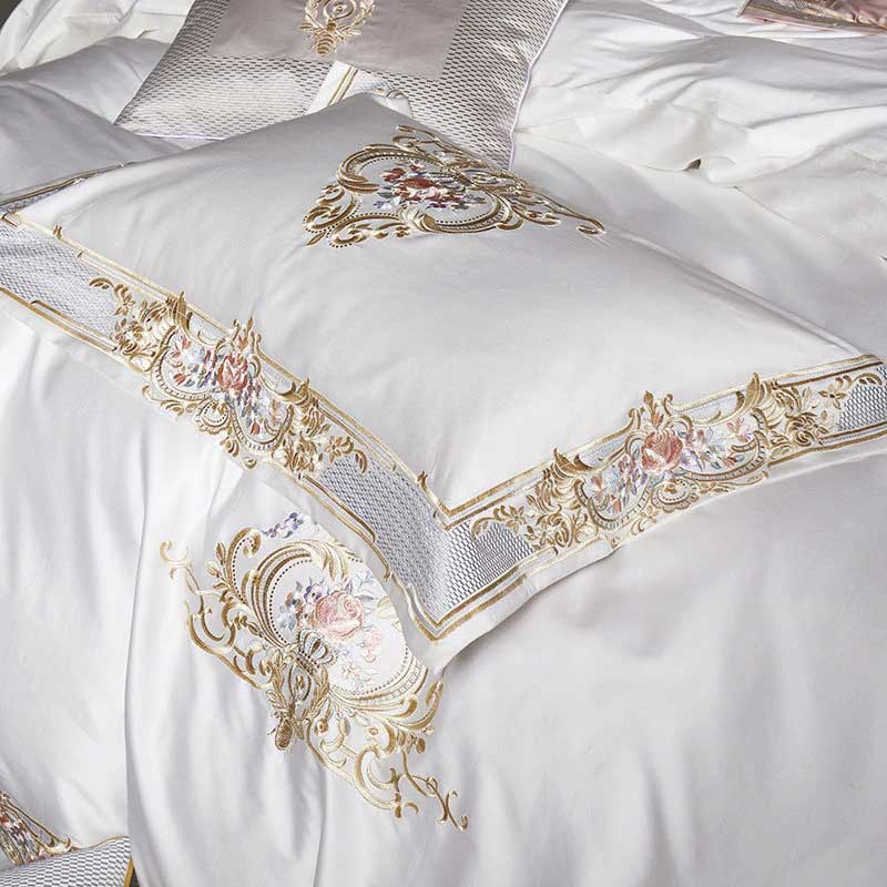 1000TC Egyptian Cotton Luxury Embroidery Bedding set | 3CARATS