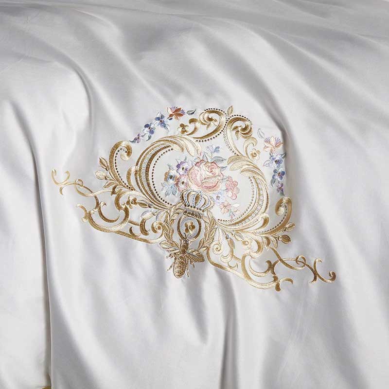 1000TC Egyptian Cotton Luxury Embroidery Bedding set | 3CARATS