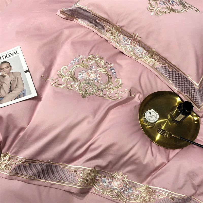 1000TC Egyptian Cotton Luxury Embroidery Bedding set | 3CARATS