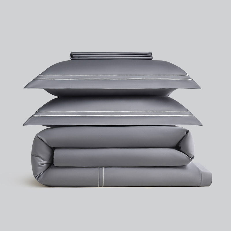 1000TC Egyptian Cotton White Bedding Set | 3CARATS