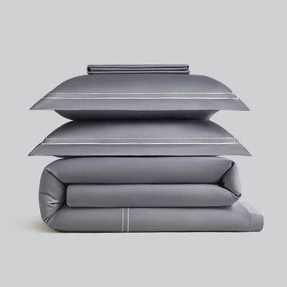 1000TC Egyptian Cotton White Bedding Set | 3CARATS