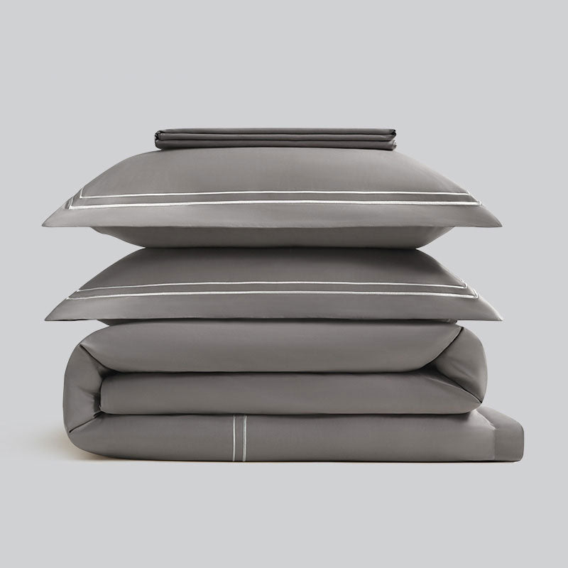 1000TC Egyptian Cotton White Bedding Set | 3CARATS