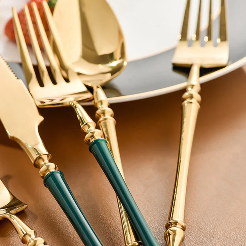 AURORIA Luxury Roman Column Design Cutlery | 3CARATS
