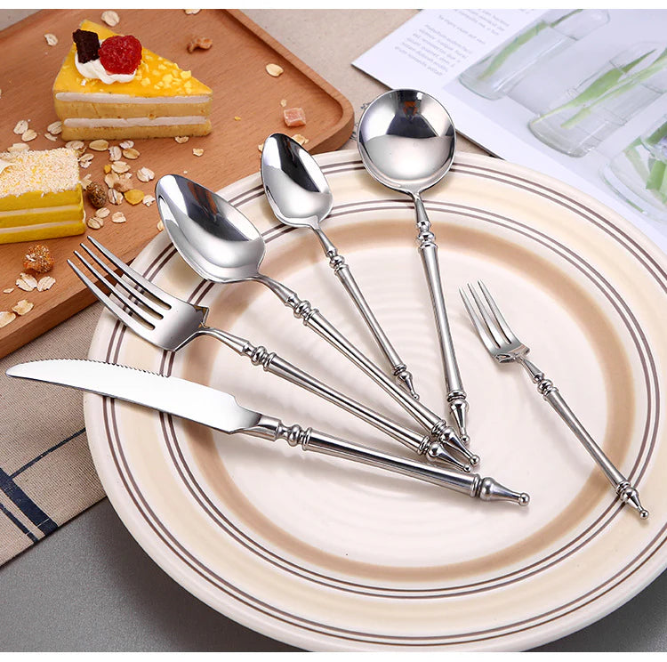 AURORIA Luxury Roman Column Design Cutlery | 3CARATS