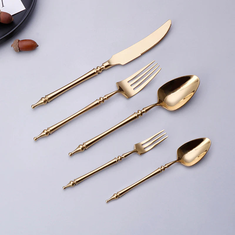 AURORIA Luxury Roman Column Design Cutlery | 3CARATS