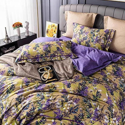 Alice Luxury Wisteria Egyptian Cotton Bedding Set | 3CARATS