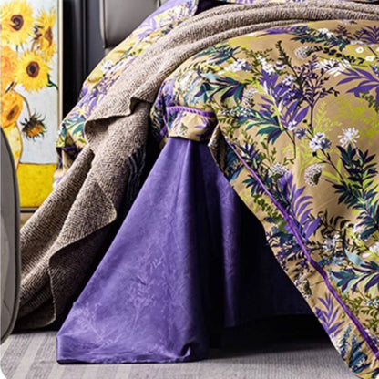 Alice Luxury Wisteria Egyptian Cotton Bedding Set | 3CARATS