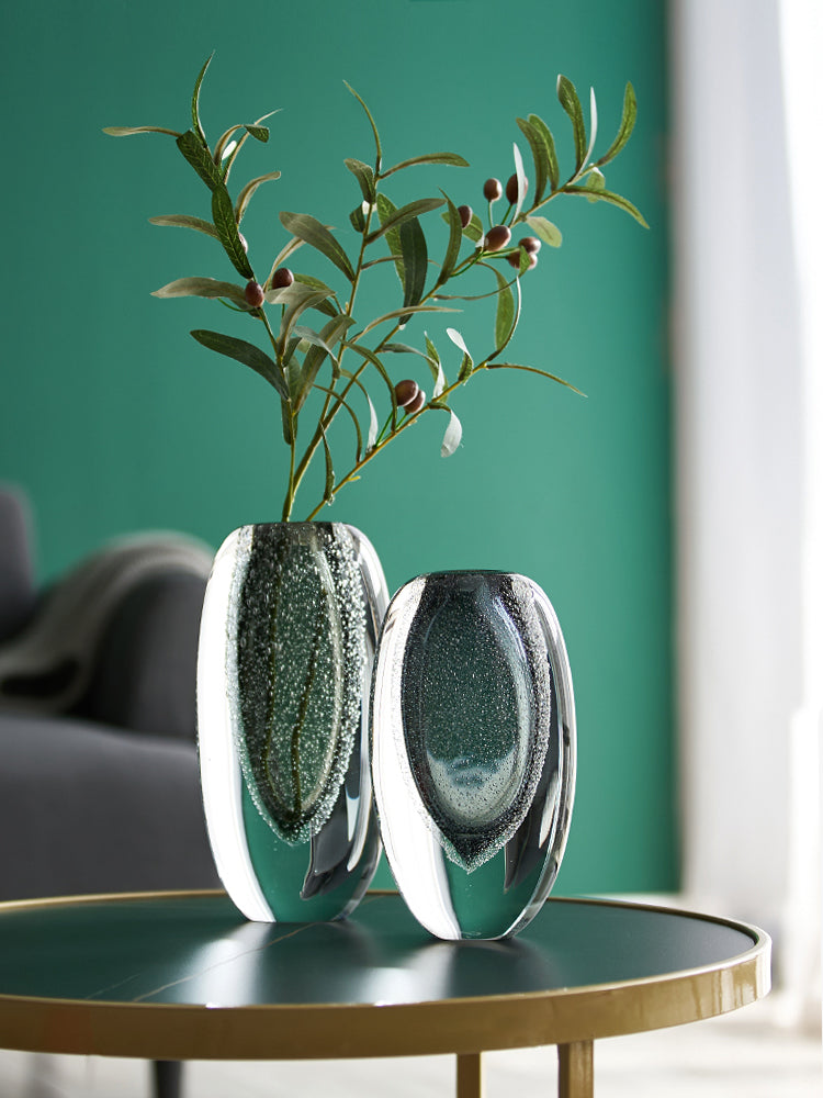 Aura Lux Crystal Silhouette Art Vase | 3CARATS