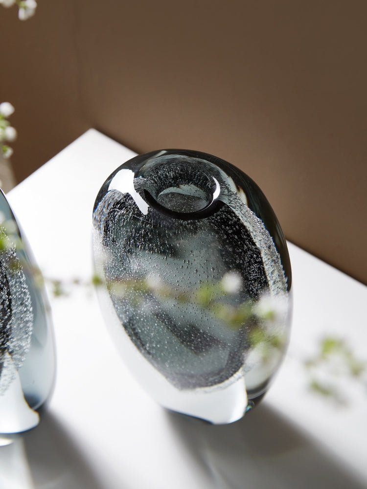 Aura Lux Crystal Silhouette Art Vase | 3CARATS