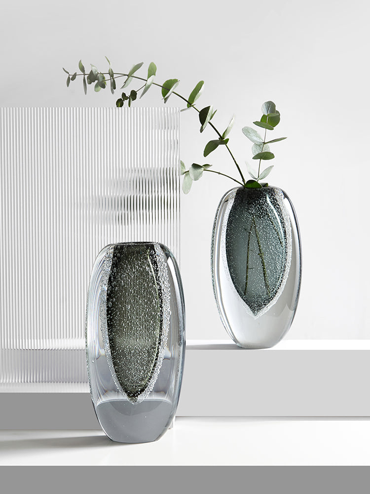 Aura Lux Crystal Silhouette Art Vase | 3CARATS