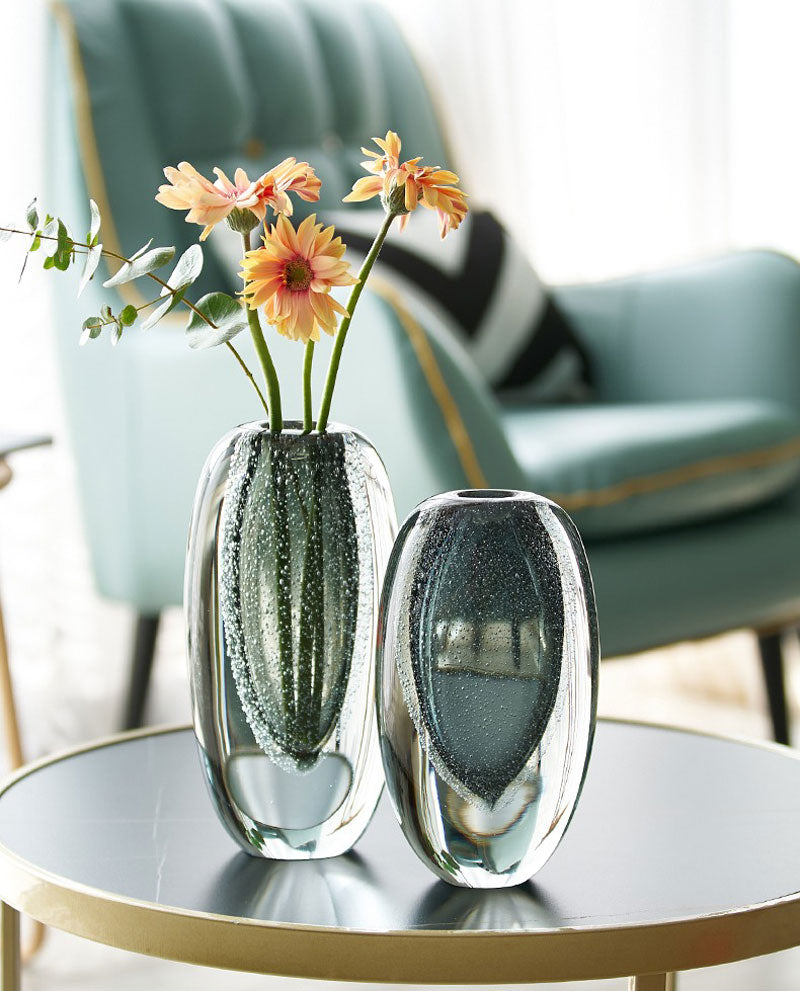 Aura Lux Crystal Silhouette Art Vase | 3CARATS