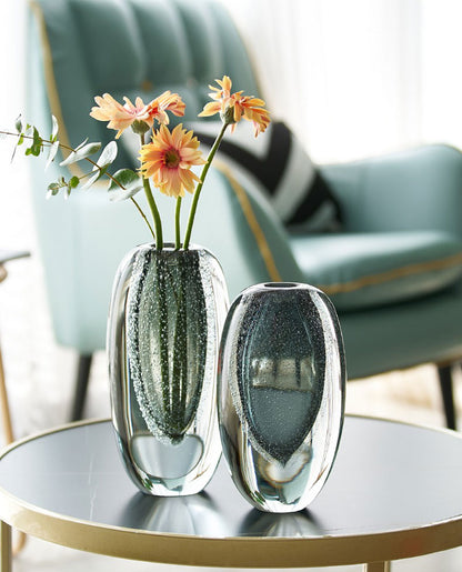 Aura Lux Crystal Silhouette Art Vase | 3CARATS