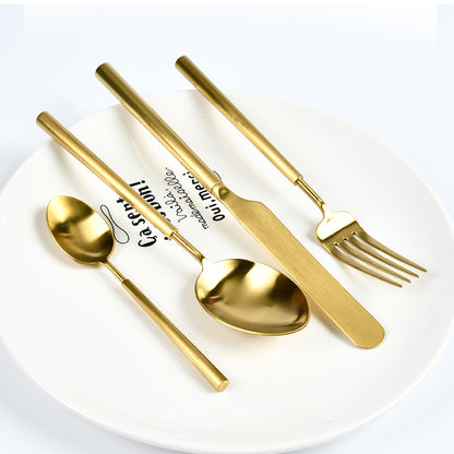 Barton Luxury Gold Cutlery Set | 3CARATS