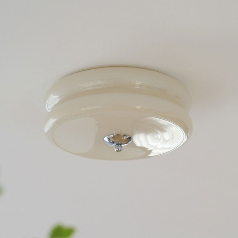 Cream Style French Art Deco Glass Ceiling Light | 3CARATS