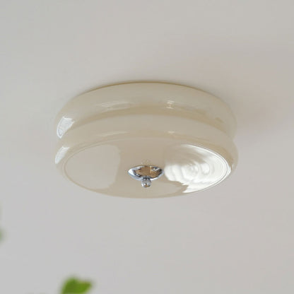 Cream Style French Art Deco Glass Ceiling Light | 3CARATS