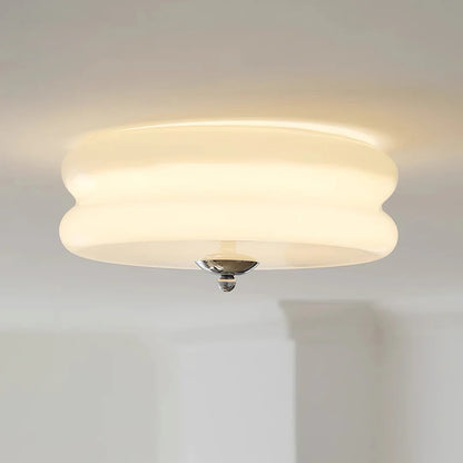 Cream Style French Art Deco Glass Ceiling Light | 3CARATS