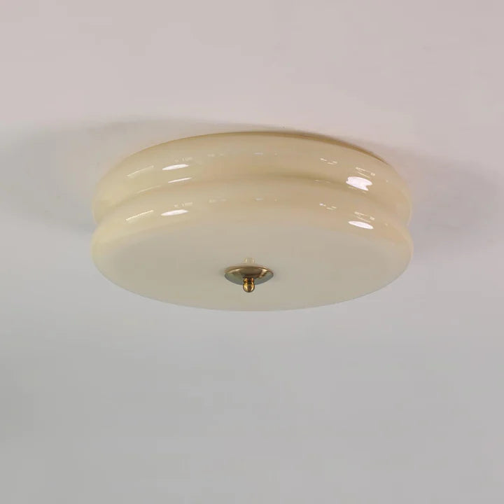 Cream Style French Art Deco Glass Ceiling Light | 3CARATS