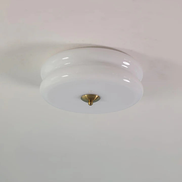 Cream Style French Art Deco Glass Ceiling Light | 3CARATS