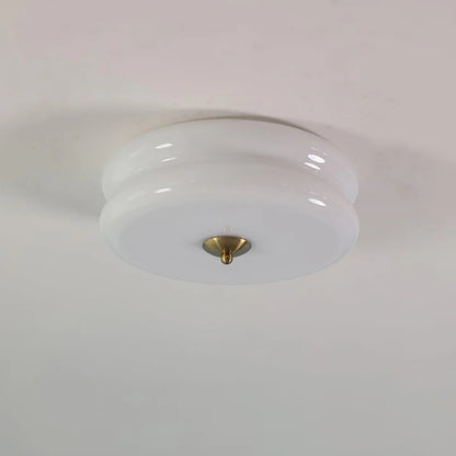 Cream Style French Art Deco Glass Ceiling Light | 3CARATS