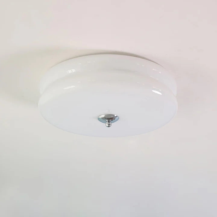 Cream Style French Art Deco Glass Ceiling Light | 3CARATS