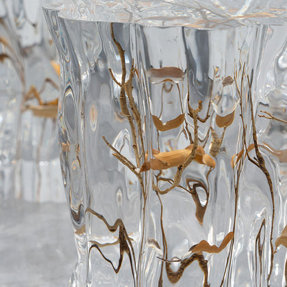 Crystal Clear Stool with Natural Branches | 3CARATS