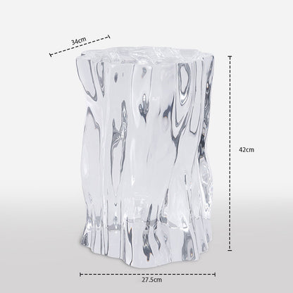 Crystal Clear Stool with Natural Branches | 3CARATS