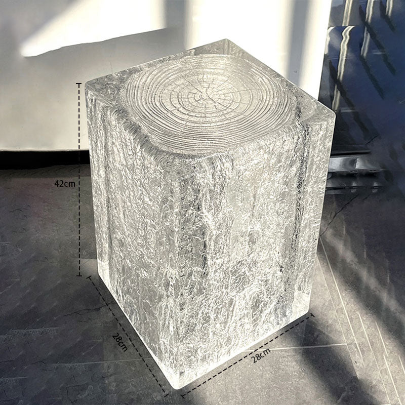 Crystal Clear Stool with Natural Branches | 3CARATS