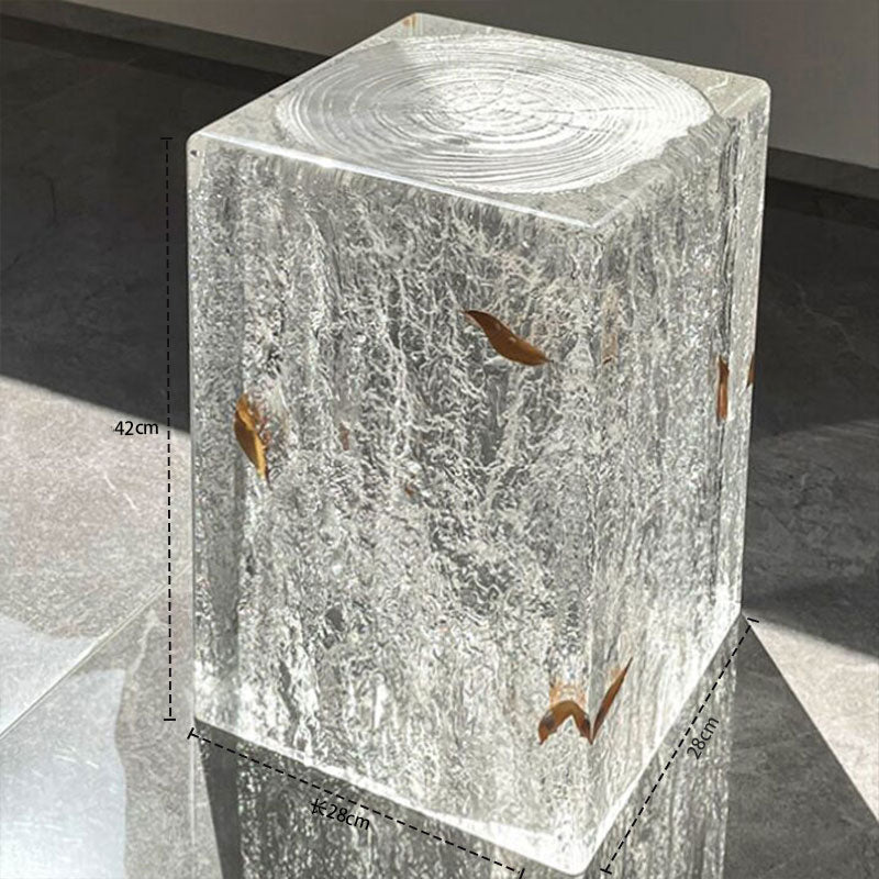 Crystal Clear Stool with Natural Branches | 3CARATS