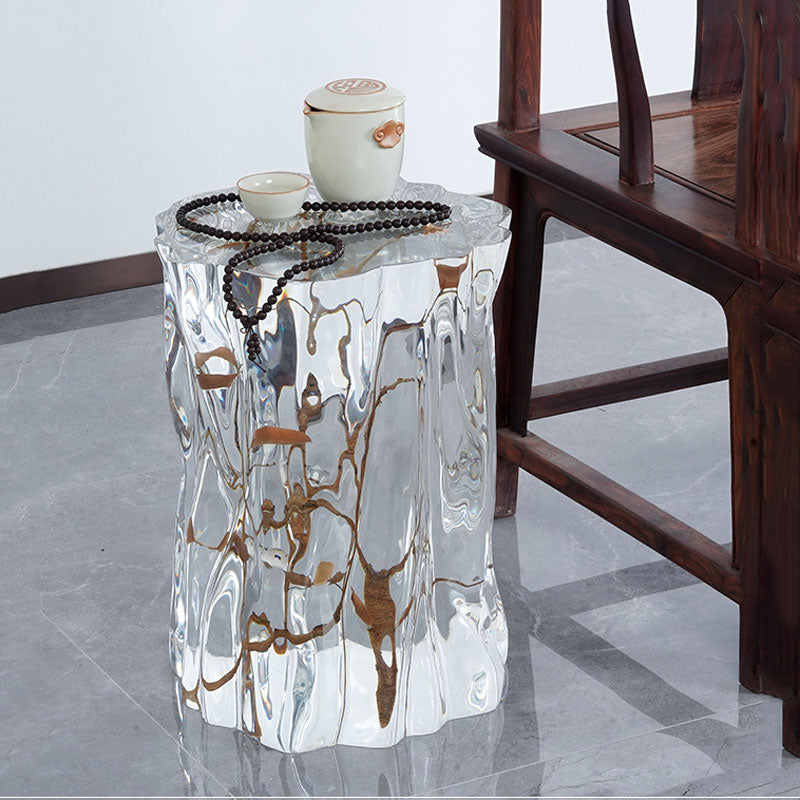 Crystal Clear Stool with Natural Branches | 3CARATS