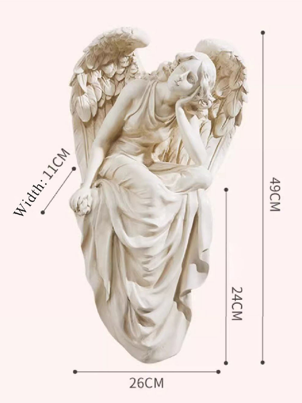 “Dream” Angel Girl Resin Figurine | 3CARATS