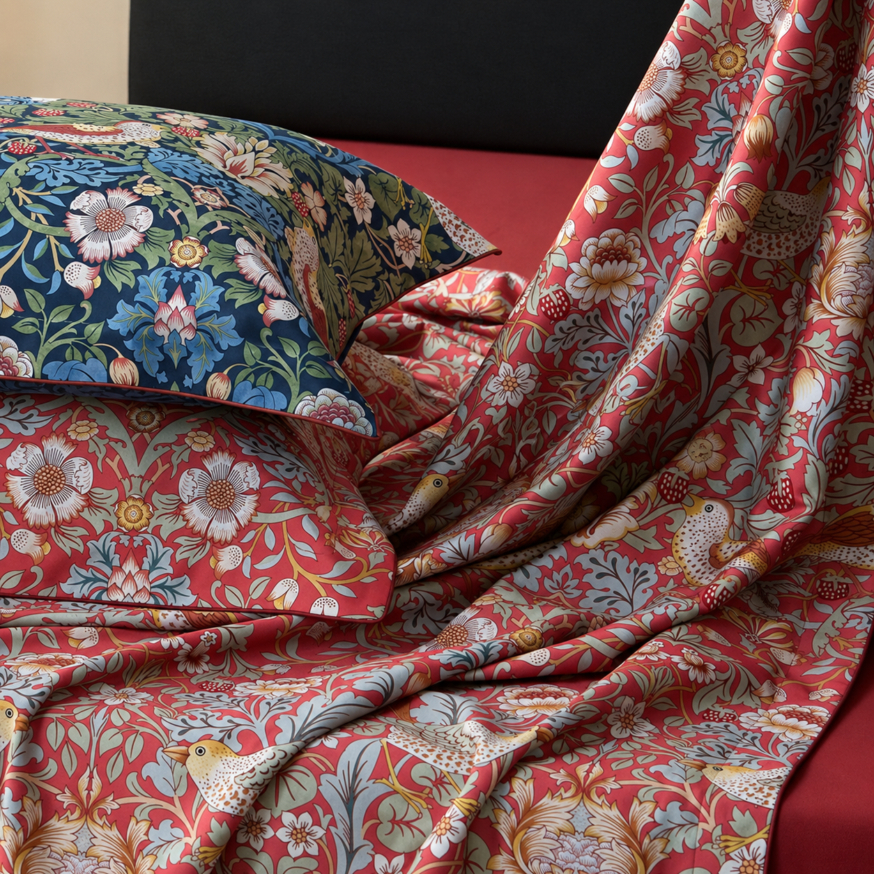 Floral & Bird Print Ultra-Soft Premium Bedding Set | 3CARATS