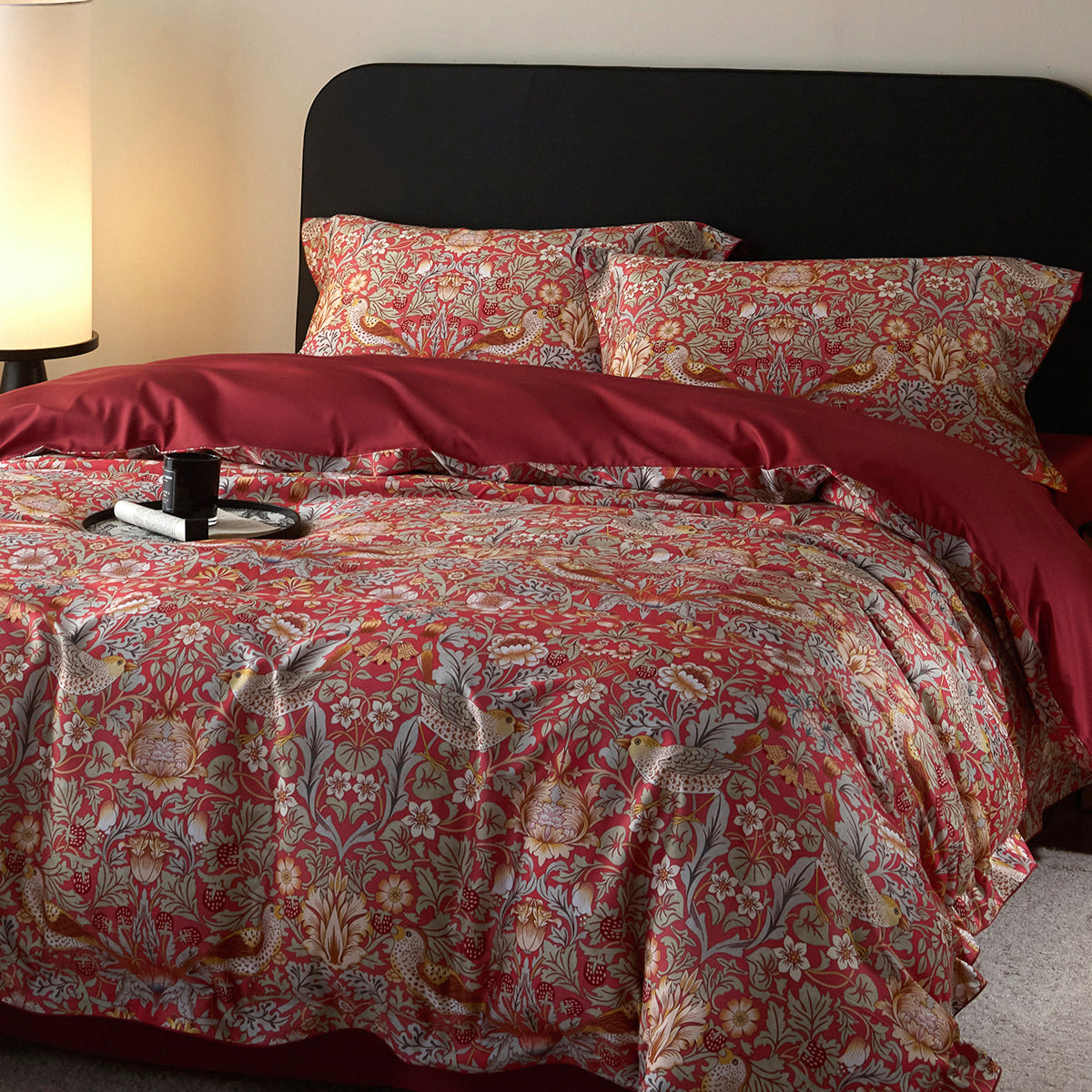 Floral & Bird Print Ultra-Soft Premium Bedding Set | 3CARATS