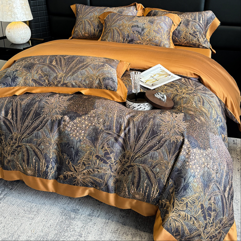 Garden Waltz Luxury Pima Cotton Digital-Print Bedding Collection | 3CARATS