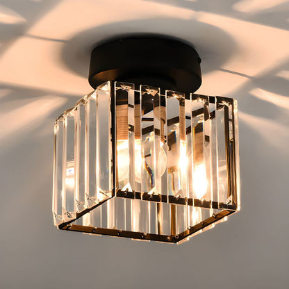 Hallway Crystal Flush Mount Ceiling Light | 3CARATS