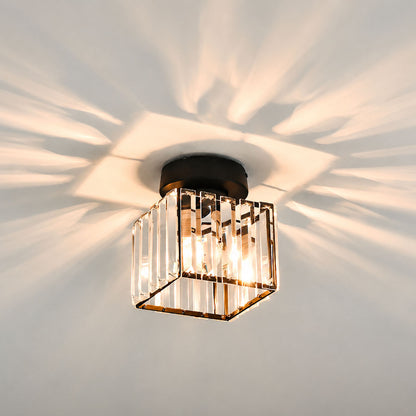 Hallway Crystal Flush Mount Ceiling Light | 3CARATS