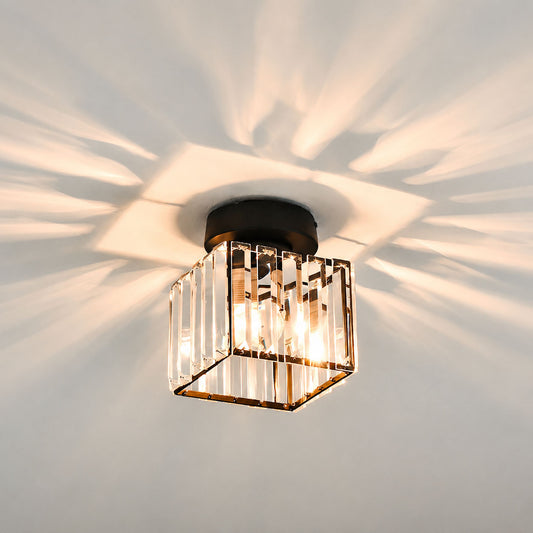 Hallway Crystal Flush Mount Ceiling Light | 3CARATS