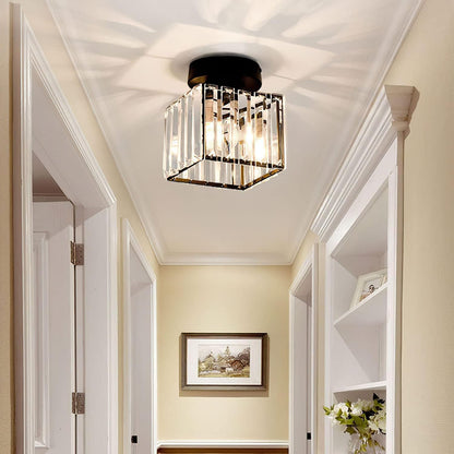 Hallway Crystal Flush Mount Ceiling Light | 3CARATS