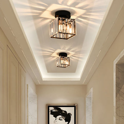 Hallway Crystal Flush Mount Ceiling Light | 3CARATS