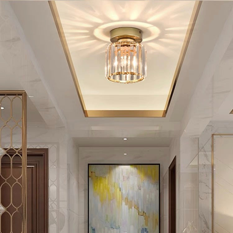 Hallway Crystal Flush Mount Ceiling Light | 3CARATS