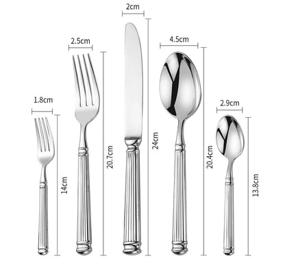 Handcrafted Timeless Roman Column Flatware | Yedwo Design