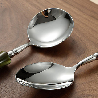 Japanese Bamboo Style Stainless Steel Cutlery Set | 3CARATS